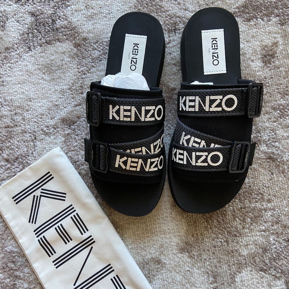 Kenzo Papaya Mules - Mens Size 8